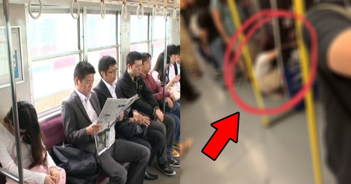 densha.png?resize=412,275 - 【写真あり】電車内で女性観光客が放尿！？その後何の悪びれもなく立ち去った？