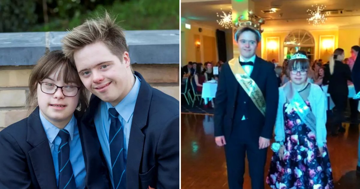 dylan5.png?resize=1200,630 - Sweethearts Both With Down Syndrome Were Crowned Prom Queen And King