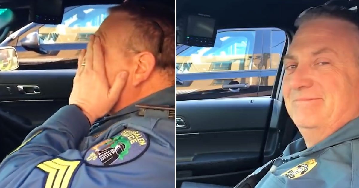 emotional sign off.jpg?resize=1200,630 - Retiring Officer’s Emotional Sign-Off After 28 Years Of Public Service As He Received A Special Message From His Son