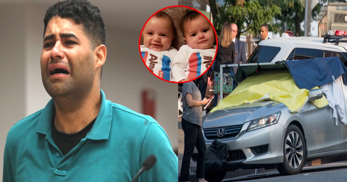 father who accidentally left twins in hot car for 8 hours broke down in court and collapsed into his wifes arms.jpg?resize=412,232 - A Father Who Accidentally Left His Twins In A Hot Car For 8 Hours Broke Down In Court