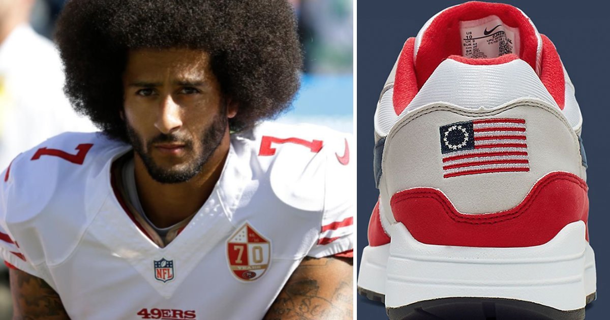 featured image 13.png?resize=1200,630 - Nike Pulled The American Flag Sneakers From Retailers After A Complaint From Colin Kaepernick