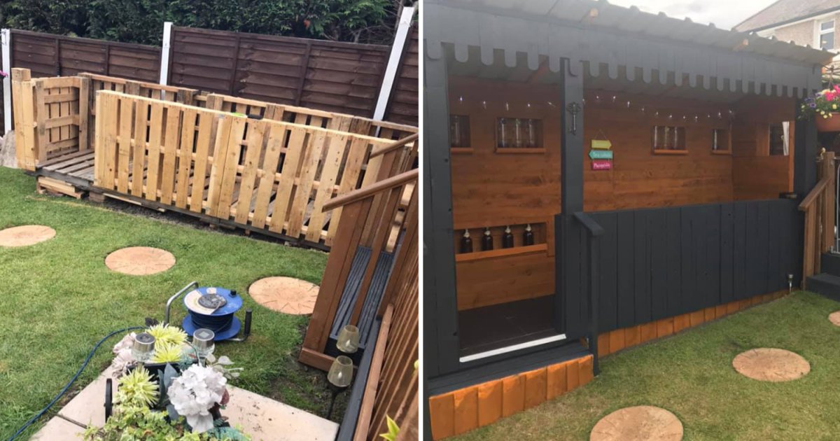 featured image 86.png?resize=412,232 - DIY Dad Built An Outdoor Bar In His Daughter's Garden Without Spending A Penny