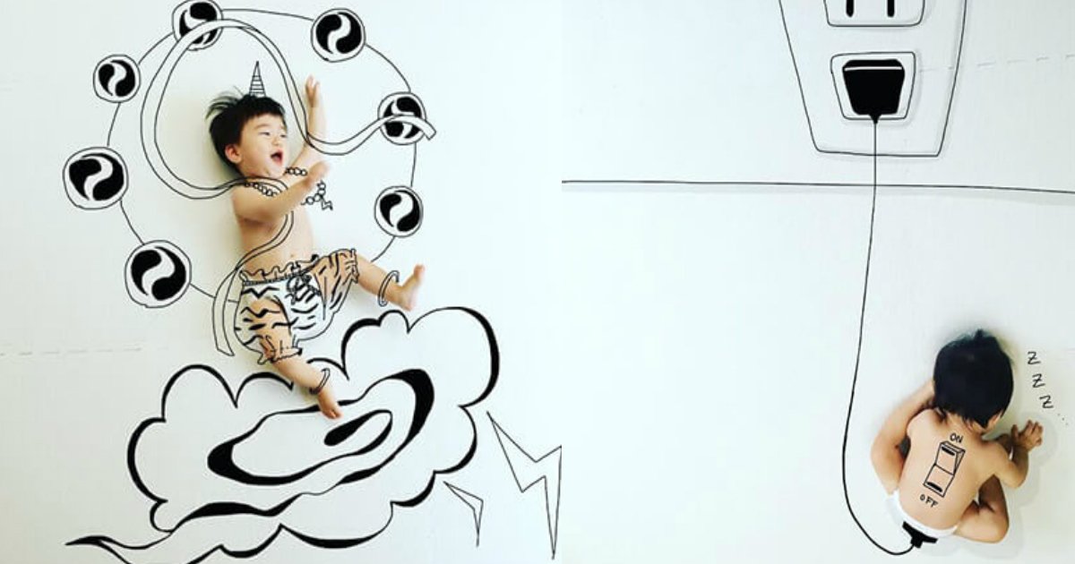 insuta.jpg?resize=412,275 - 落書き赤ちゃんアートが凄すぎるとネット上で話題！「芸術的すぎる…」