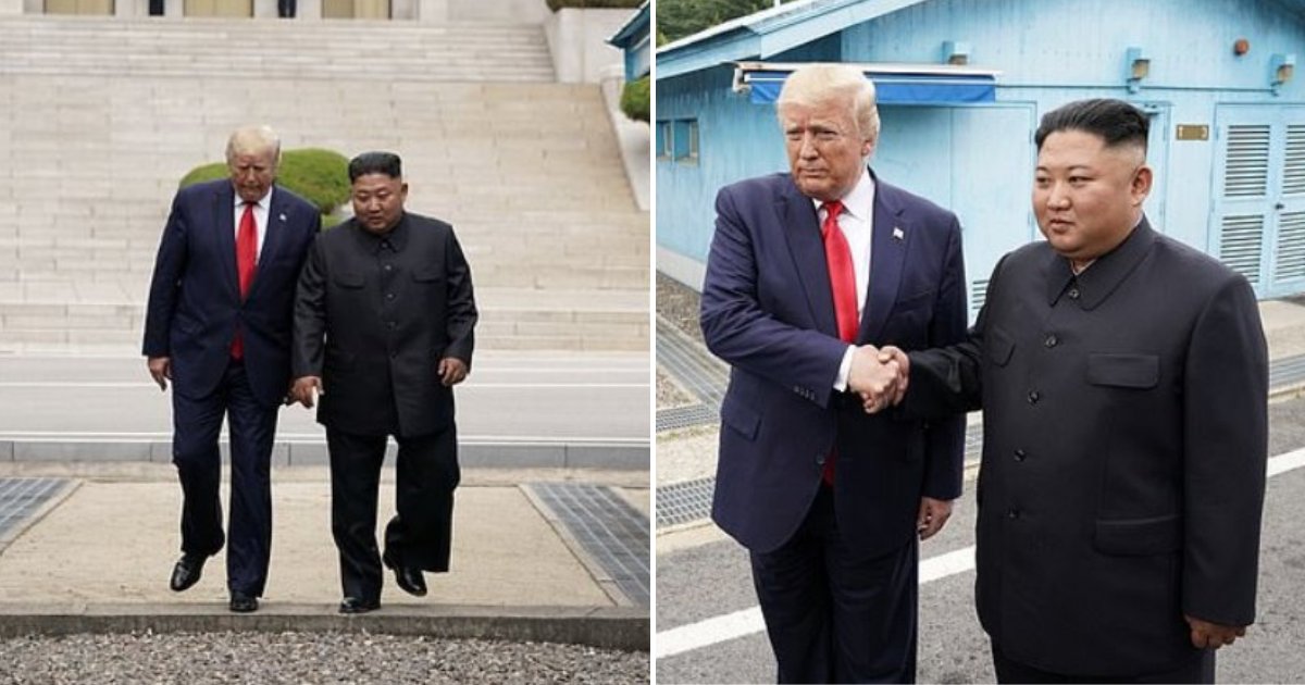 kim6.png?resize=412,275 - Trump Becomes FIRST President To Walk Into North Korean Territory As He Meets Kim Jong-Un