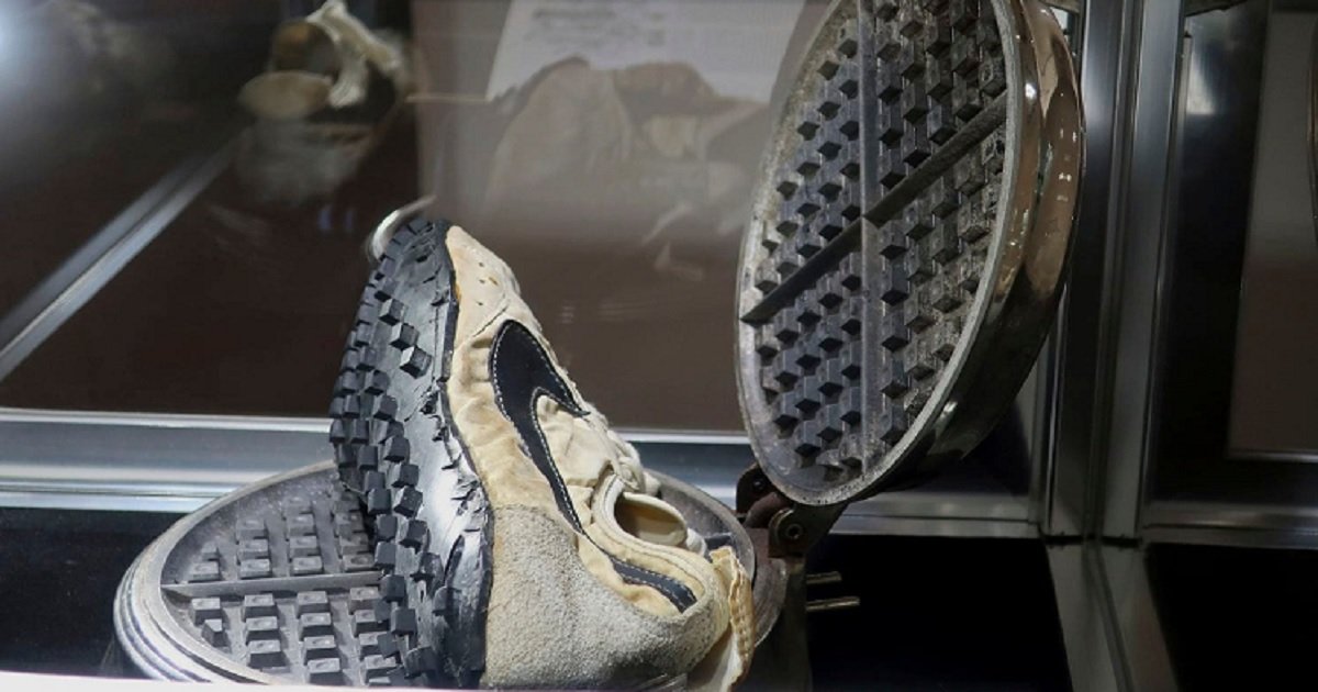 n3 2.jpg?resize=412,232 - Pair Of Nike "Moon Shoes" A Man Got For Free In The 1970's Was Sold For $437,500 At An Auction