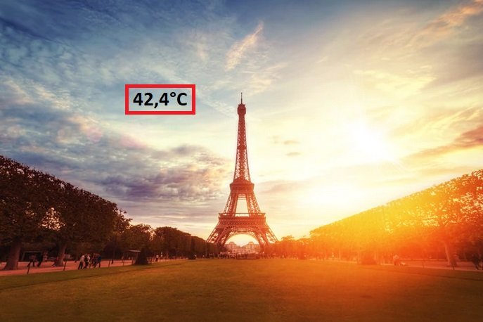 paris canicule.jpg?resize=1200,630 - Durant cette deuxième vague de chaleur en France, Paris a battu son record de chaleur
