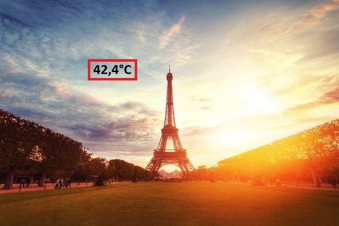 paris canicule.jpg?resize=412,275 - Durant cette deuxième vague de chaleur en France, Paris a battu son record de chaleur