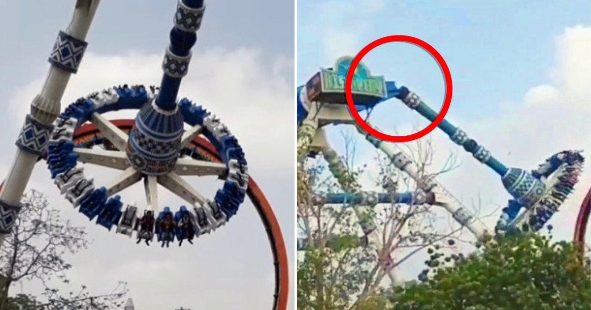 pendulum1.png?resize=1200,630 - Pendulum Ride Snaps In Half Mid-Air At Amusement Park