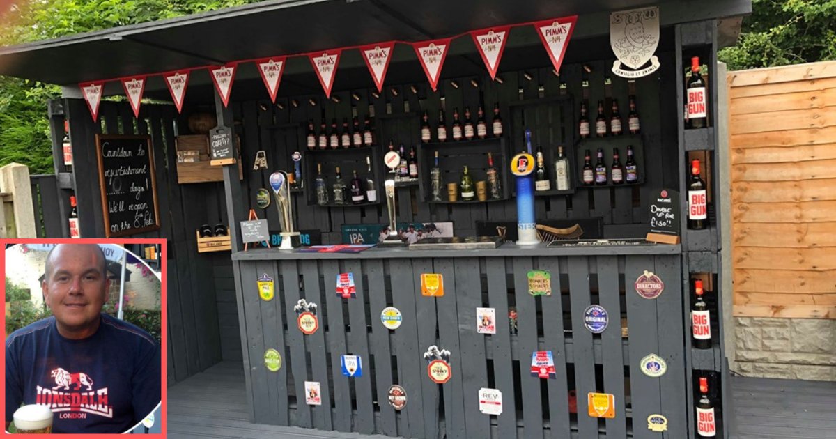 s1 19.png?resize=412,275 - Man Constructed an Incredible Pallet Bar for $90 in his Garden