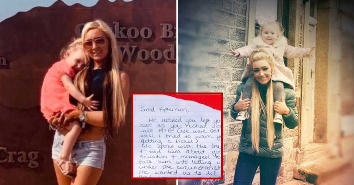 sarah4.png?resize=412,275 - Mother Receives A Note After Parking Illegally When She Rushed Her Daughter To Hospital