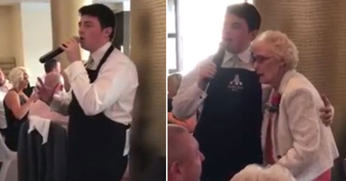 singing waiter.jpg?resize=1200,630 - A Waiter Sings For His Customers And Gets Standing Ovation