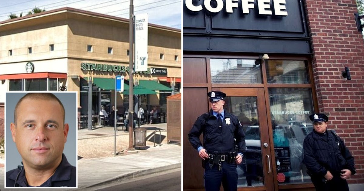 starbucks5.png?resize=1200,630 - Des policiers ont été expulsés d'un café Starbucks après une plainte particulière de la part d'un client