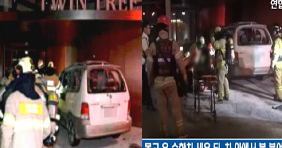 tero.jpg?resize=412,232 - 韓国の日本大使館前でガソリンを撒き焼身自殺テロ発生！車突っ込み大爆発…