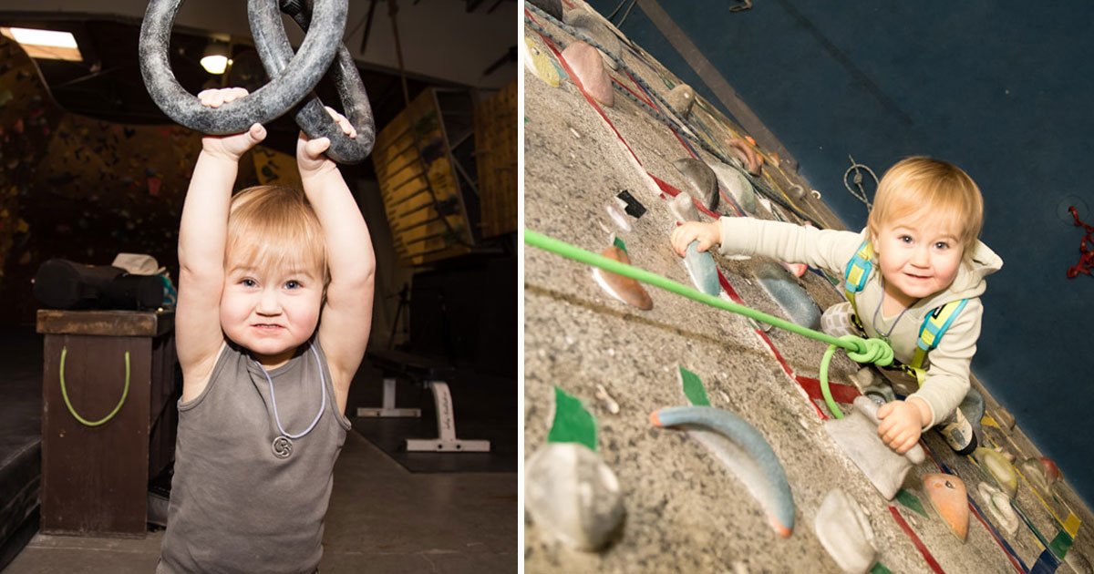 toddler climbs walls.jpg?resize=1200,630 - This Toddler Is Winning The Internet As She Can Climb Walls As High As 30ft