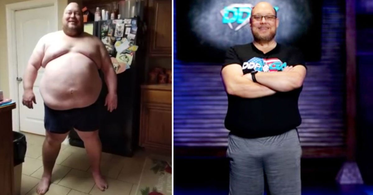 transformation.jpg?resize=412,232 - Man - Who Weighed 475 Pounds When He Started His Weight Loss Journey - Has Lost 198lbs In One Year