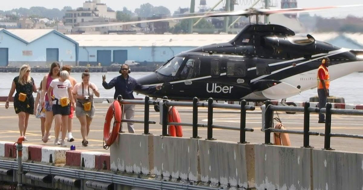 uber launched its first helicopter service in new york.jpg?resize=412,275 - Uber lance son premier service d'hélicoptère à New York