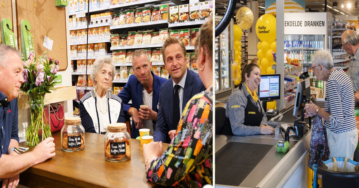 A Dutch Supermarket Launched A Unique Chat Checkout And All Together Coffee Corner To Help Fight Loneliness Small Joys