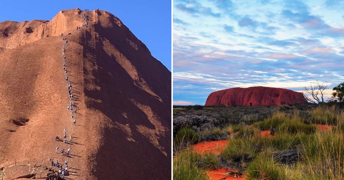 untitled design 25.png?resize=1200,630 - Des hordes de touristes "irrespectueux" grimpent et polluent la montagne sacrée Uluru avant que l'interdiction de monter sur le rocher entre en vigueur