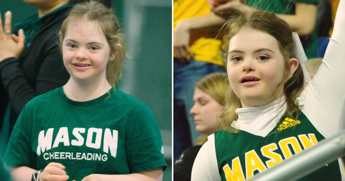 untitled design 56.png?resize=1200,630 - Teenager Didn't Let Down Syndrome Stop Her From Becoming A Cheerleader