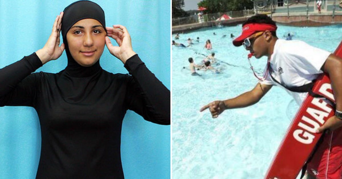 untitled design 66 1.png?resize=1200,630 - Lifeguard Kicked Muslim Woman Out Of Swimming Pool Because She Was Wearing Burkini