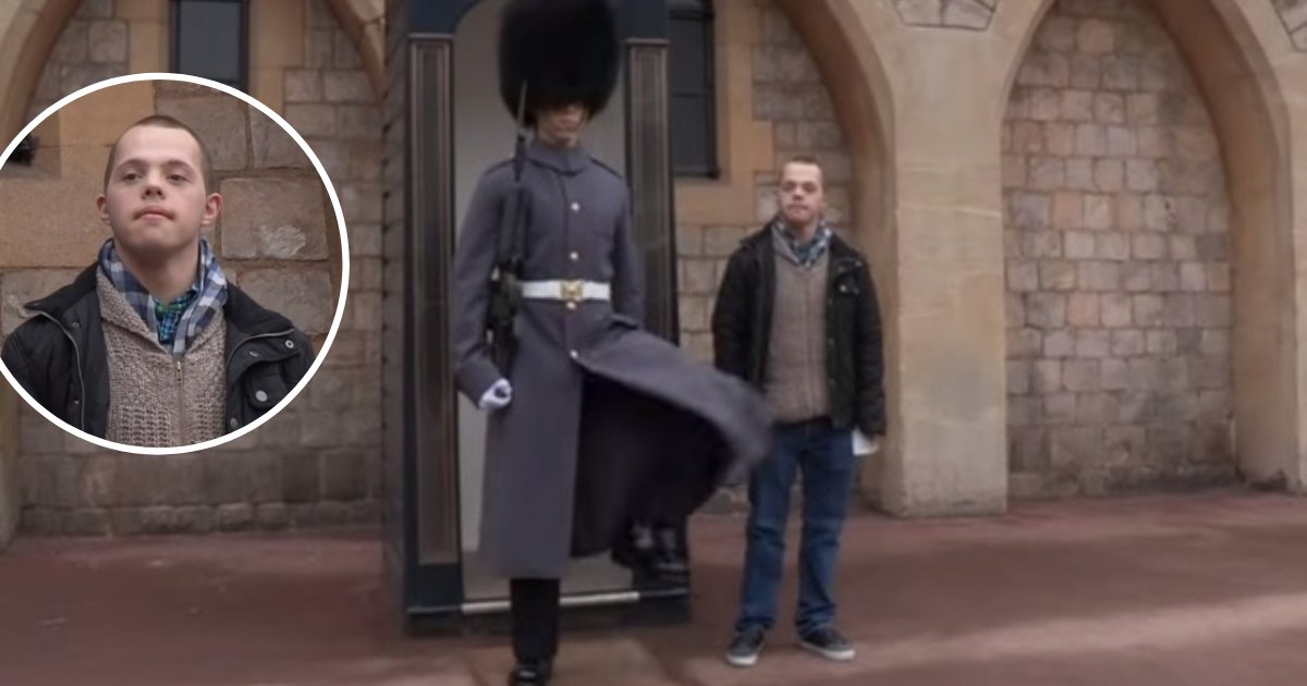 untitled design 73 1.png?resize=412,275 - Man With Down Syndrome Surprised His Brother Who Serves As A Queen's Guard