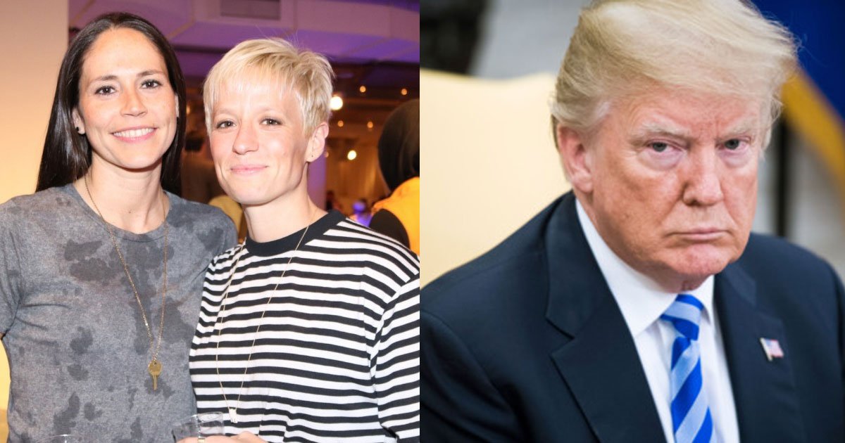 wnba player sue bird supported her girlfriend megan rapinoe after trump criticized the soccer star.jpg?resize=412,275 - Sue Bird a soutenu sa petite amie, Megan Rapinoe, après que Trump l'ait critiqué ouvertement