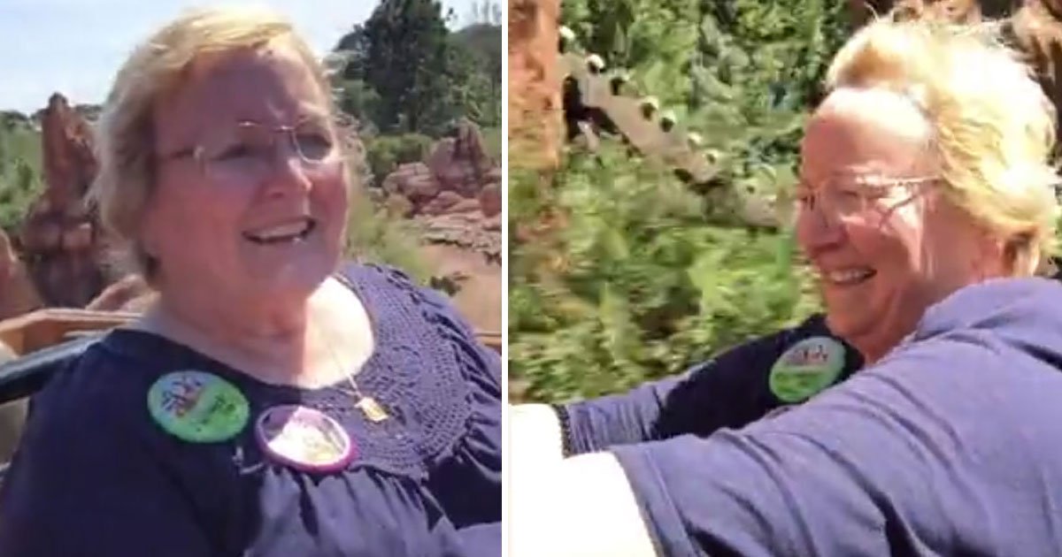 woman beat cancer disneland.jpg?resize=1200,630 - Grandmother Enjoyed A Trip To Disneyland After Beating Cancer