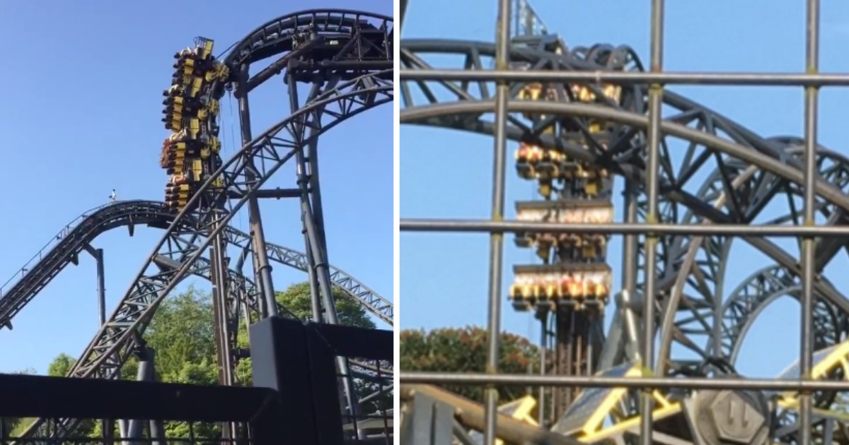 y1 16.png?resize=412,232 - Alton Towers Smiler’s Ride Broke Down 100ft High in the Sky with People Stuck Vertically on the Ride