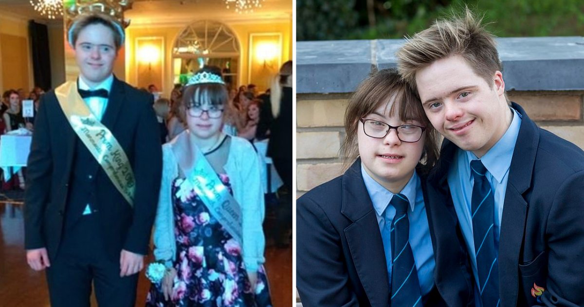 y2 14.png?resize=1200,630 - Couple With Down Syndrome Who Started Dating 3 Months Ago Were Announced King and Queen of Prom Night