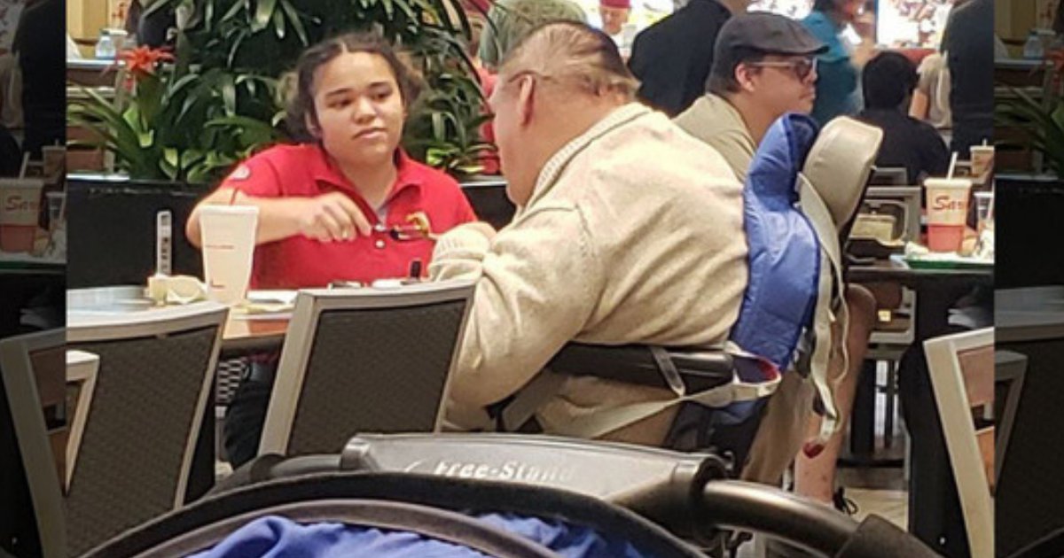 y4 12.png?resize=412,232 - Chick-fil-A Employee Shows Humanity by Helping Disabled Customer