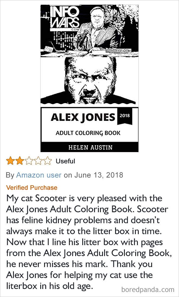 Alex Jones Coloring Book Review