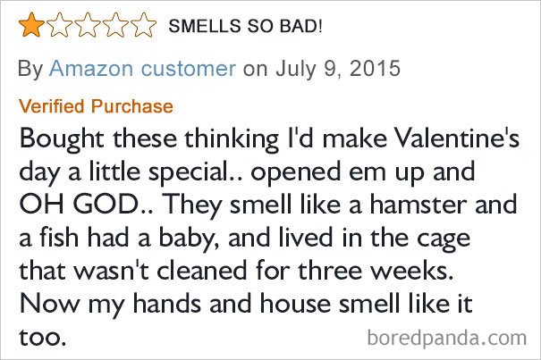 Bunch Of Reviews For These Fake Flower Petals That Apparently Have A Strong Odor. This One’s Pretty Good