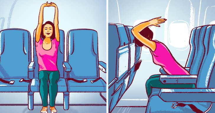 10 Formas de mantenerse cómodo durante un vuelo largo