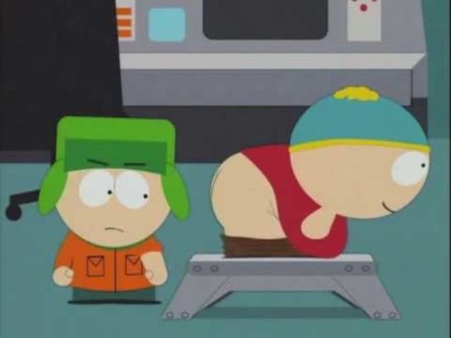 Cartman le pide a Kyle que le introduzca los dedos en el culo