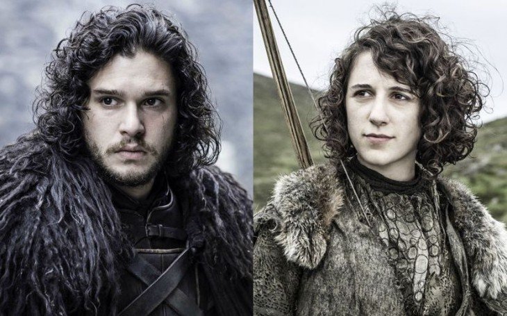 Jon Snow y Meera Reed son gemelos separados al nacer