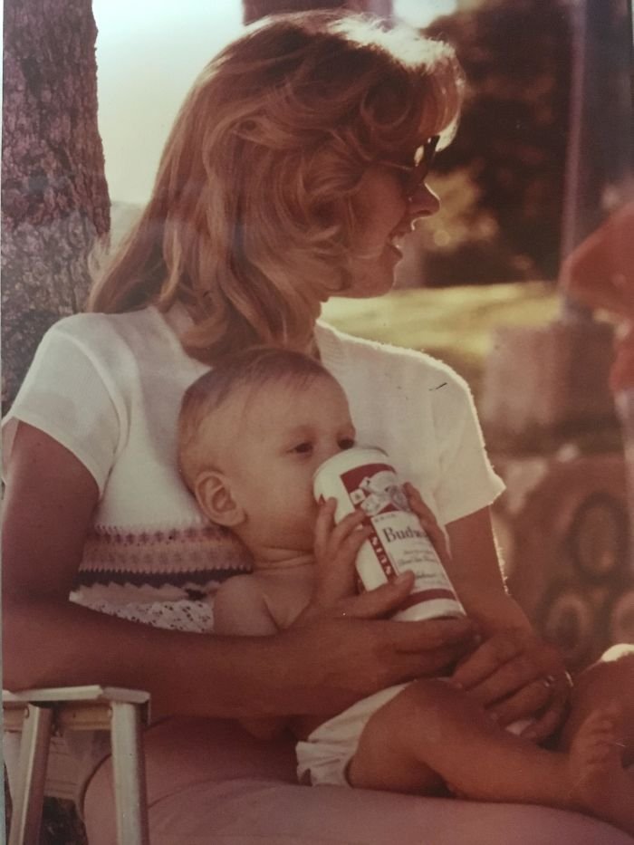 My Mom Showing Off Her Parenting Skills 1978
