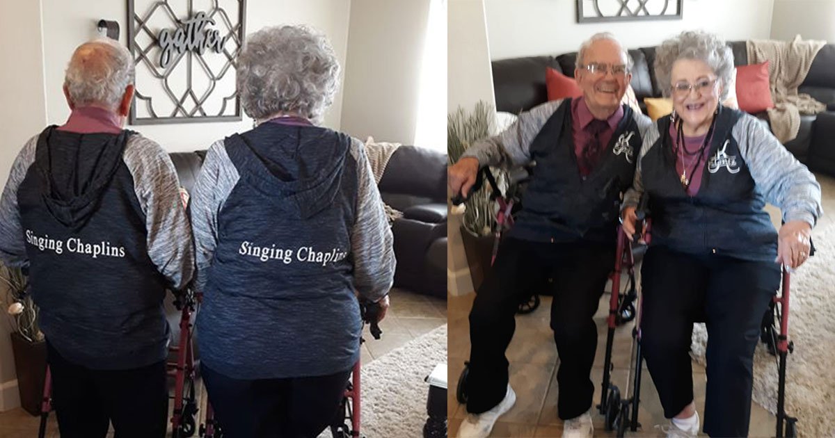 an elderly couple have been coordinating outfits for 68 years.jpg?resize=1200,630 - Ce couple de personnes âgées assortit ses tenues depuis près de sept décennies
