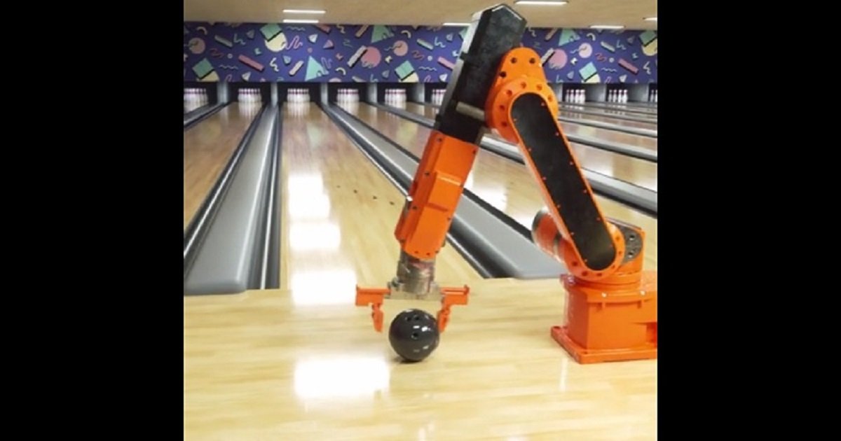 b3 2.jpg?resize=1200,630 - Vidéo : Un robot fait un strike incroyable au bowling