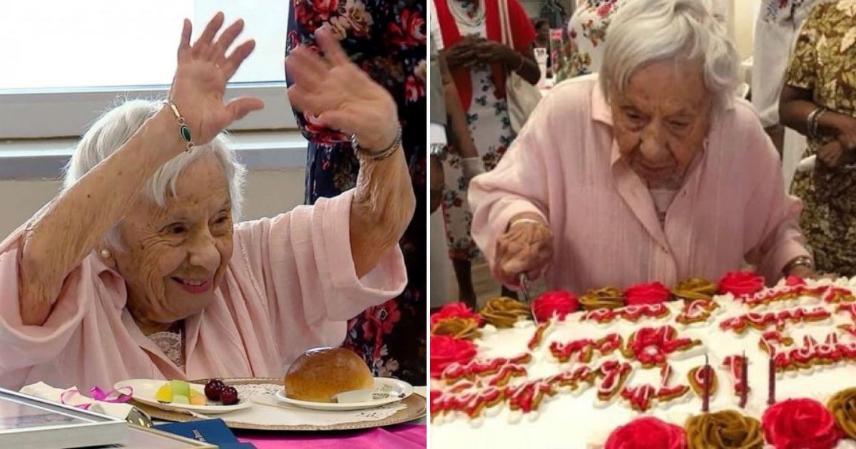 bday6.png?resize=412,275 - Woman Celebrates 107th Birthday And Shares The Secret To Living A Long And Happy Life