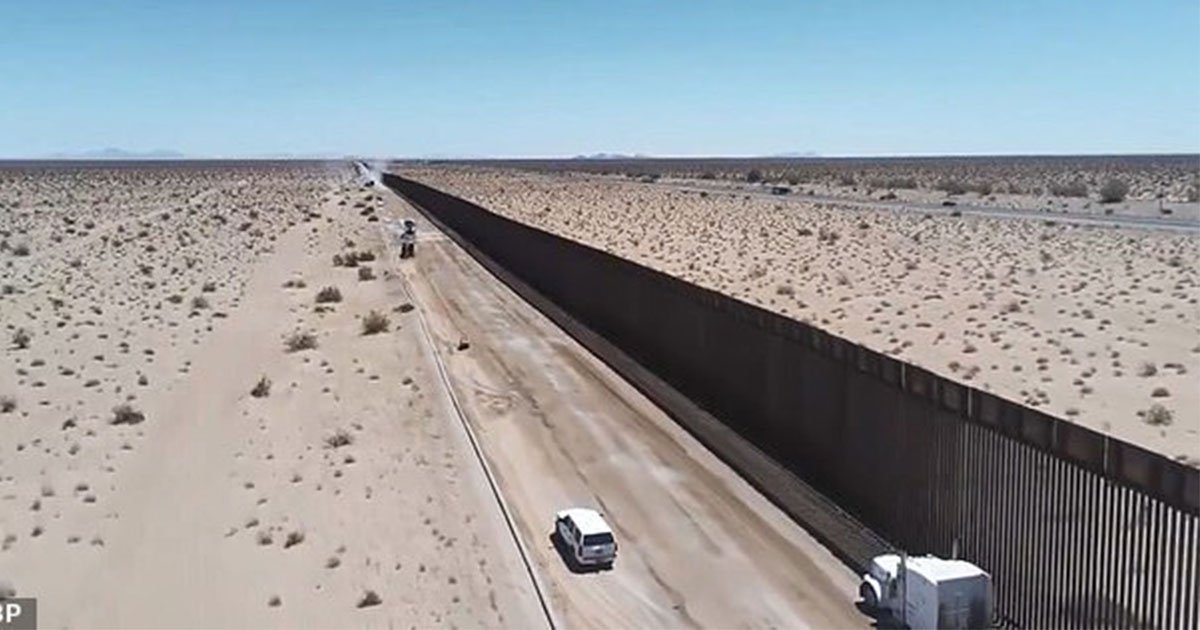 border patrol released video of 60 new miles of donald trumps border wall.jpg?resize=1200,630 - Border Patrol Revealed 60 Miles Of The New Border