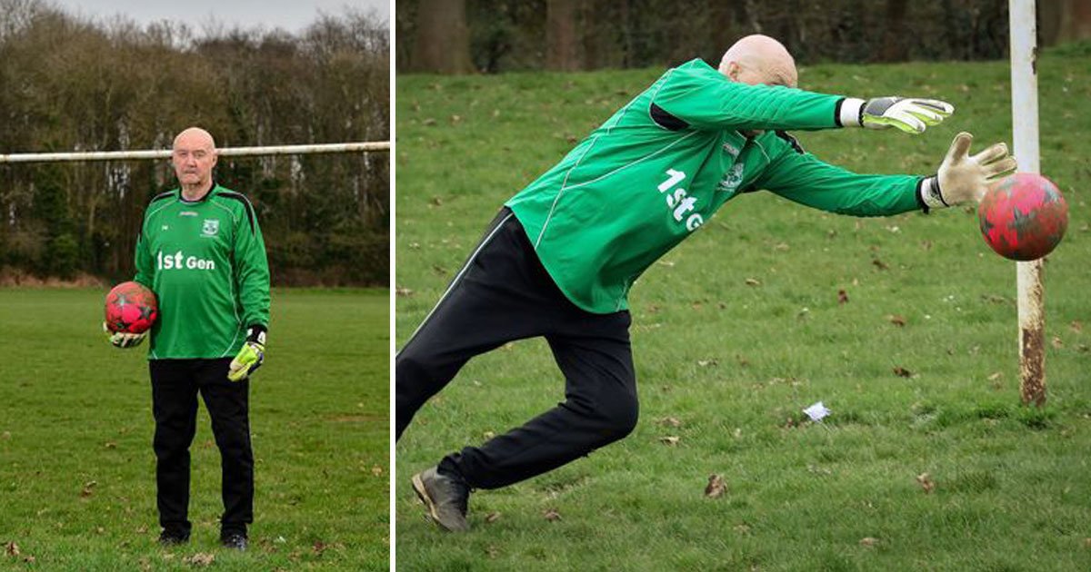 britain oldest goalkeeper.jpg?resize=412,275 - Britain’s Oldest Goalkeeper Playing For Seven Decades And Has No Plans To Stop Playing