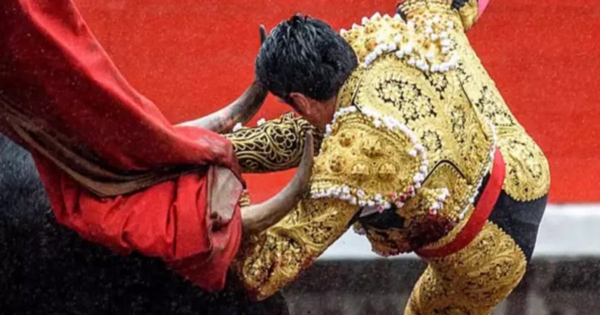 bull4.png?resize=412,275 - Photos Show Bullfighter Being Gored In The Groin At Bilbao's Semana Grande Fair