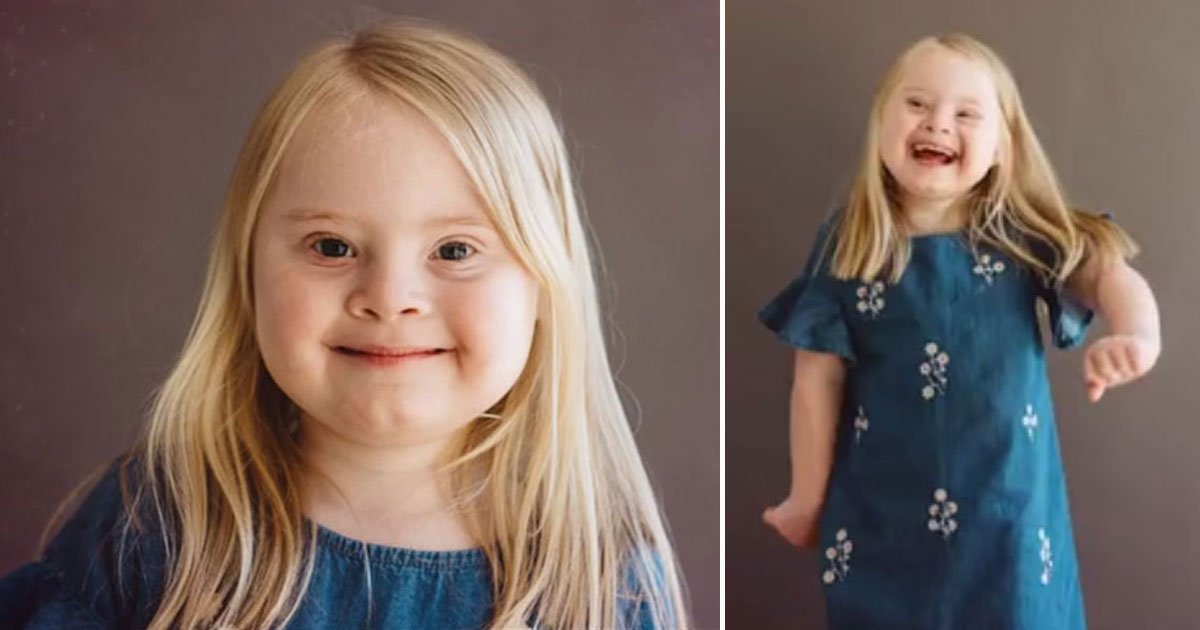 child model down syndrome.jpg?resize=1200,630 - Seven-Year-Old Girl With Down Syndrome Is A Successful Child Model