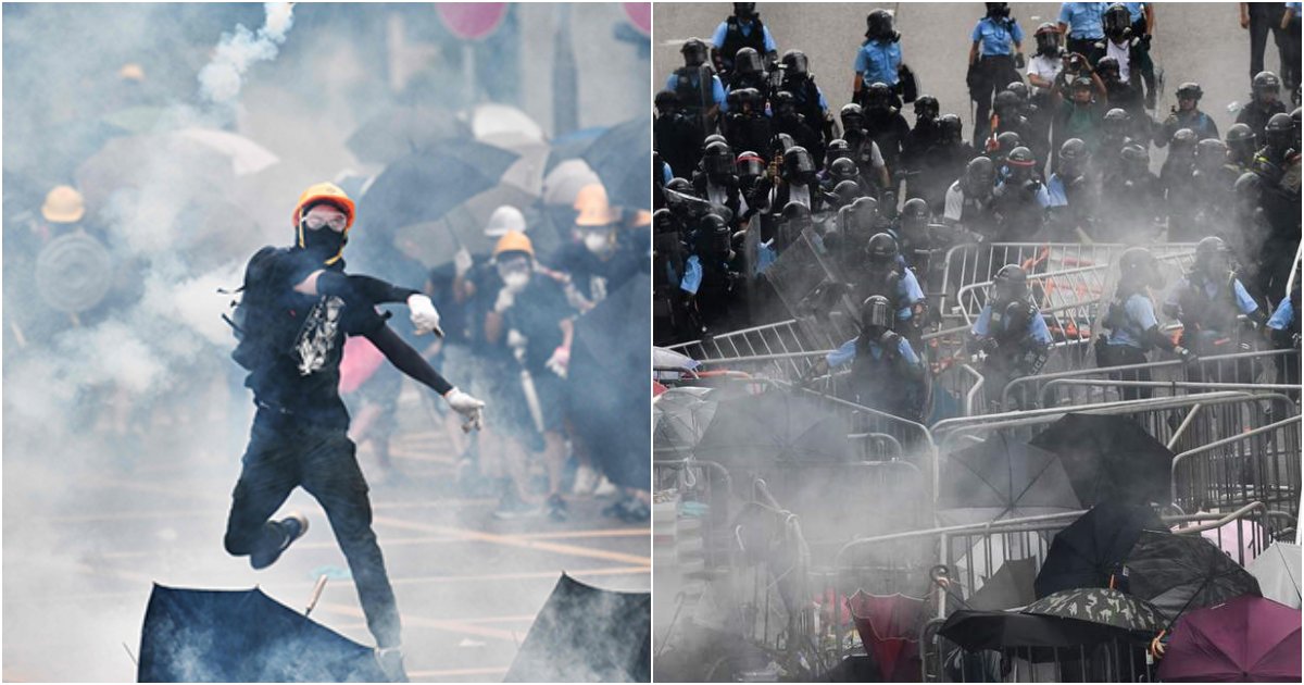 collage 2.png?resize=1200,630 - "최루가스 때문에 눈을 못뜰지경...." 충격적인 '홍콩시위' 근황.jpg