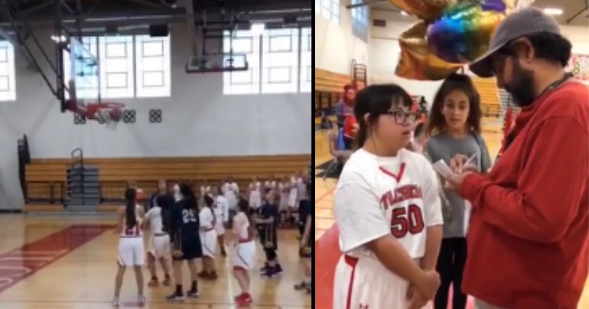 d 4.png?resize=412,232 - A Child With Down Syndrome Plays Her First Basketball Game