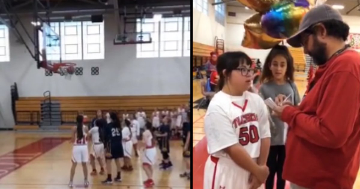 d 4.png?resize=412,275 - A Child With Down Syndrome Plays Her First Basketball Game