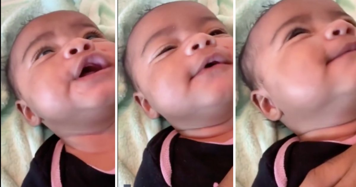 d3 2.png?resize=1200,630 - A 3-Month-Old Mimics Her Dad And The Video is Just So Cute
