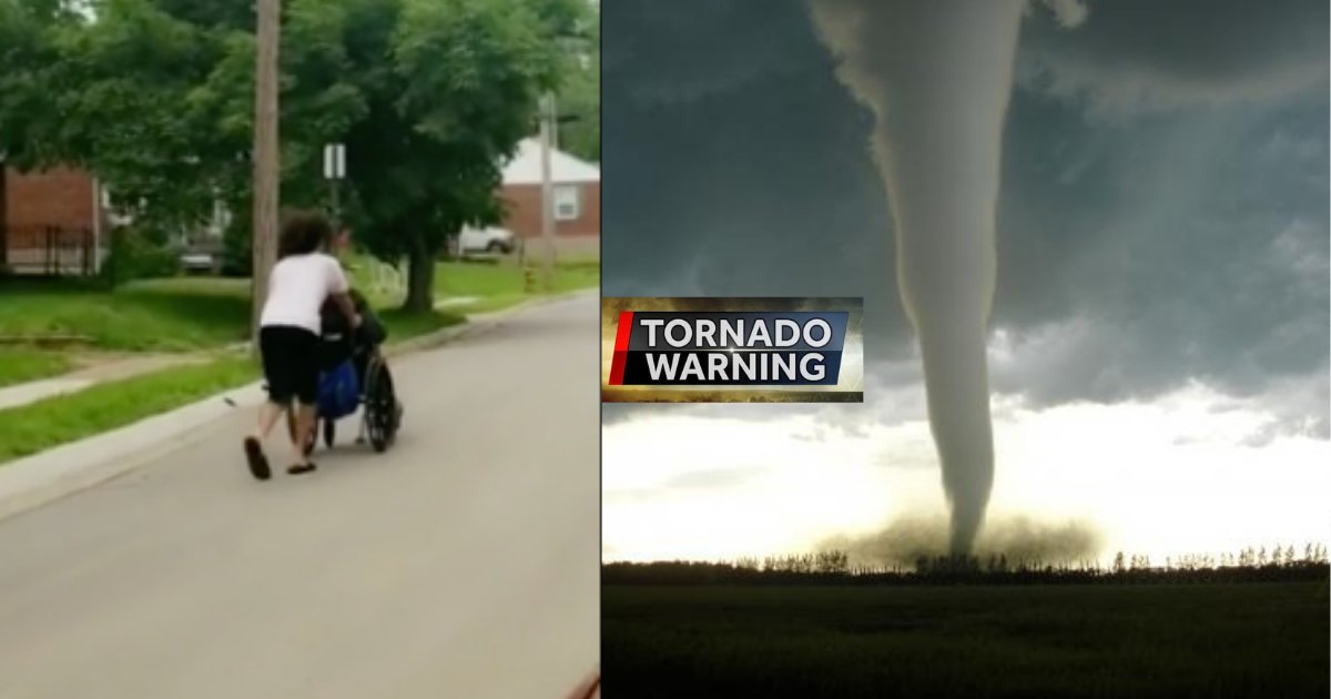 d4 2.png?resize=412,275 - A Generous Teenager Helps A Disabled Man to Reach Home Safely After the Warning Signs of Tornado