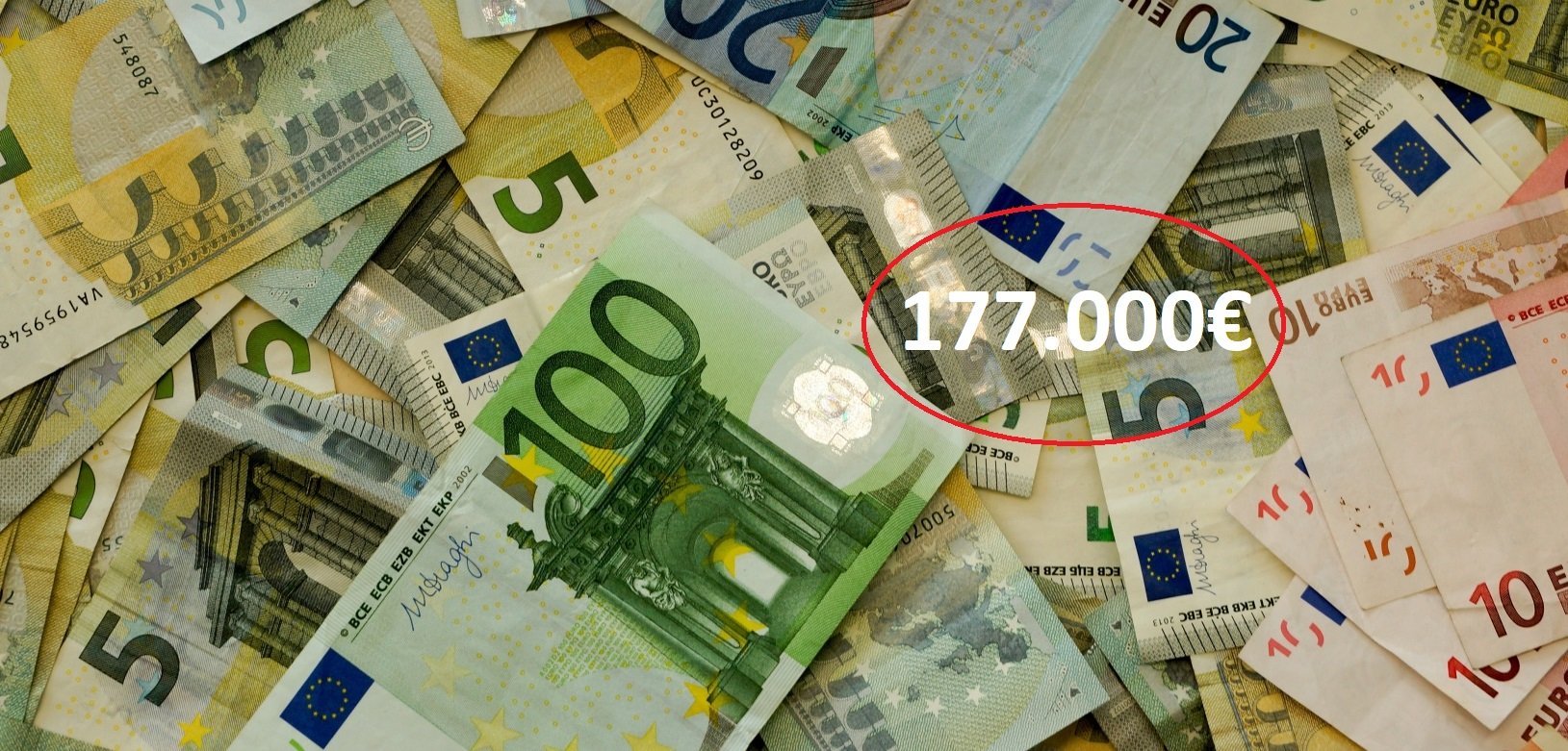 euros billets de banque 1456109137rjo.jpg?resize=1200,630 - Il encaisse 177 000 euros par erreur et disparait dans la nature du jour au lendemain
