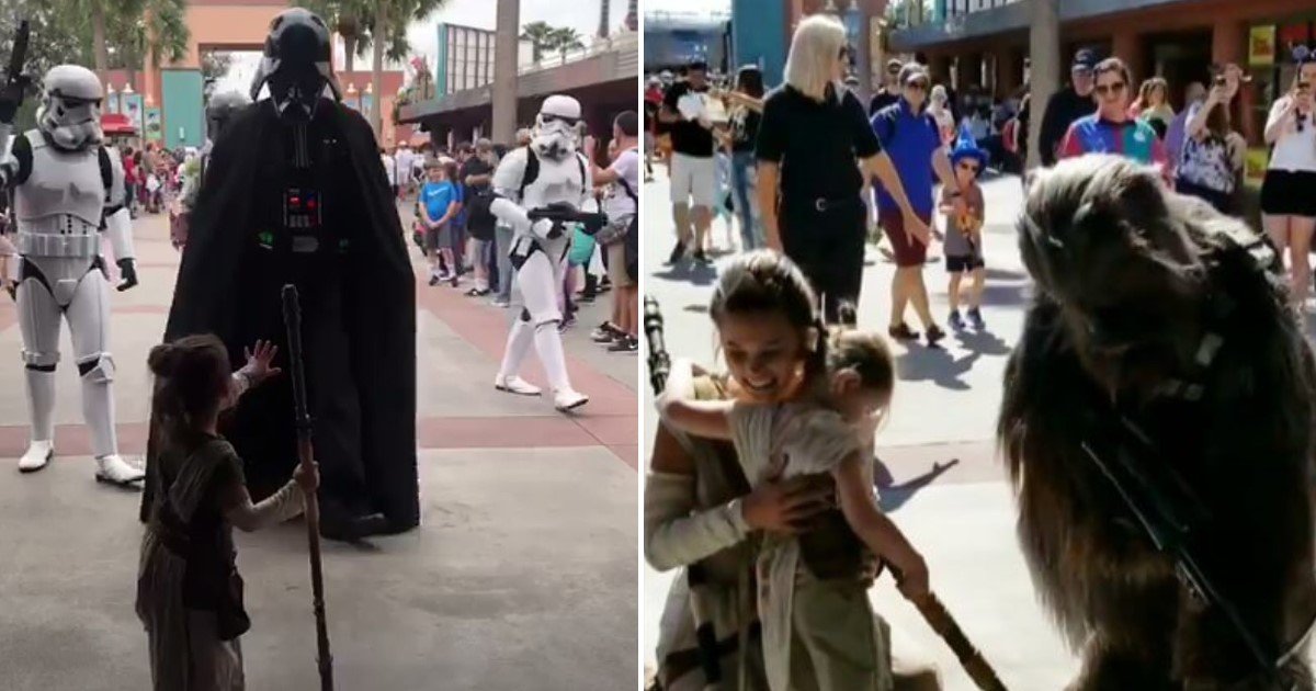 featured image 54.jpg?resize=412,275 - Little Girl Dressed As Rey From Star Wars Used 'The Force' To Fend Off Darth Vader And Kylo Ren